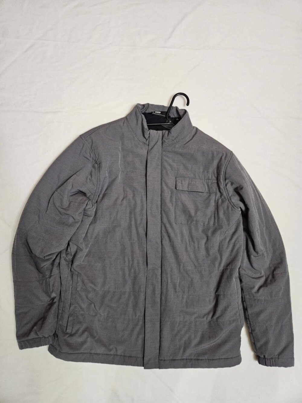 ⛳️ TravisMathew Cabin in the Woods Jacket | Grey Golfcore Zip & Velcro Size L🌲